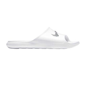 Nike Heren Victori One Swoosh Sliders (Wit, Zwart)