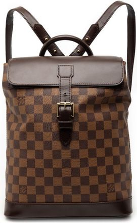 Louis Vuitton Brown Damier Canvas Damier Canvas Backpack (Pre-Owned)