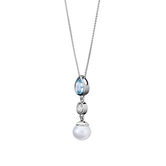 Orphelia Lylou Dames 925 Sterling Zilveren Ketting met Hanger - Zilver ZH-7498
