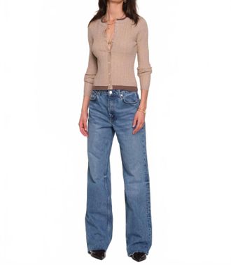 Heartloom Loretta Premium Textured Cardigan In Wheat