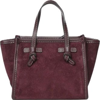 Gianni Chiarini Miss Marcella Leren Tas - Dames - Tassen - Bruin - Maat: ONE Size Zijde
