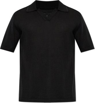Rag & Bone Tops, Heren, Zwart, XS, Katoen, The Polo