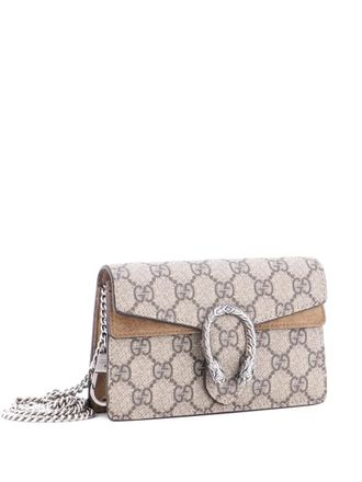 Gucci Dionysus Bag GG Coated Canvas Super Mini crossbody bag - Brown