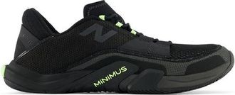 New Balance Hombre Minimus TR v2 en Negro/Verde, Textil, Talla 40.5
