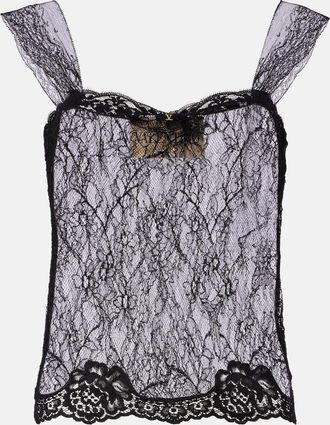 Valentino Sheer lace top