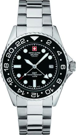 Swiss Alpine Military 7052.1137 Analoog Horloge - Heren - Horloges - Grijs - ONE Size - Accessoires