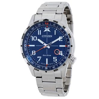 Citizen Weekender Eco-Drive Blue Dial Mens Watch BM7550-52L