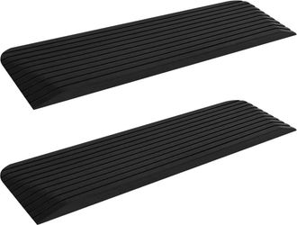 vidaXL Vidaxl - Rampas De Umbral Goma 2 Uds 110x32x3,8 Cm