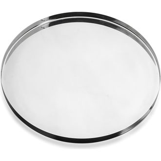 Mepra Stile By Pininfarina Round Tray in Silver at Nordstrom, Size Medium
