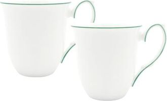 Twig New York Amelie Set of 2 Mugs in Forest Green at Nordstrom