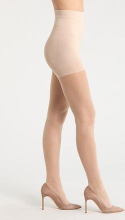 Nordstrom Everyday Shaping Sheer Tights in Fair at Nordstrom, Size Plus