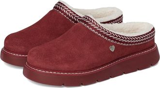 Skechers Keepsakes Lite - Fuzzy Dreams Womens Slippers Burgandy : 6.5 M, Suede