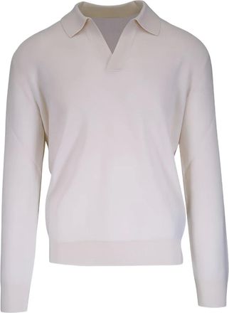 Ermenegildo Zegna Polo a maniche lunghe - Toni neutri