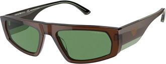 Emporio Armani EA4168 5910/2 Mens Sunglasses Brown Size 56