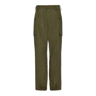 Maison Margiela Broeken, Dames, Groen, XS, Katoen, Cargo Broek