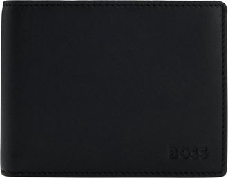 HUGO BOSS Portemonnees - Heren - Portefeuilles - Zwart - ONE Size - Leer - Accessoires