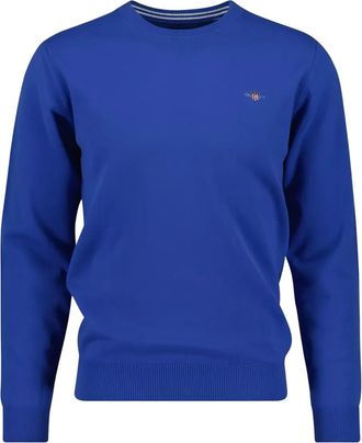 GANT Sweater met logo - Blauw
