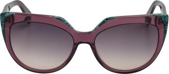 Liu Jo Cat Eye Zonnebril - Dames - Zonnebrillen - Paars - ONE Size - Leer - Accessoires