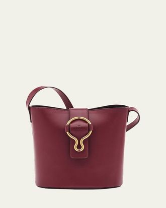 IL BISONTE Consuelo Leather Bucket Bag