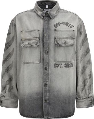Off-white Grey Oversized Overshirt