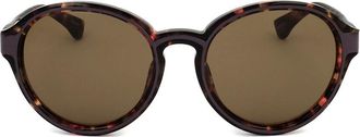 Linda Farrow DRIES VAN NOTEN DVN81 C2 Womens Sunglasses Red Size 54