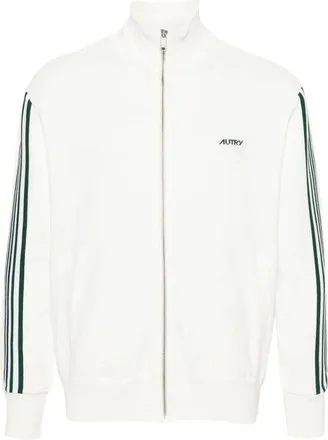 Autry White Nylon Womens Sweatshirt