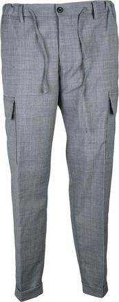 Michael Coal Cargo Thomas Broek - Heren - Slim Fit Broeken - Grijs - W31 - Wol - Broeken