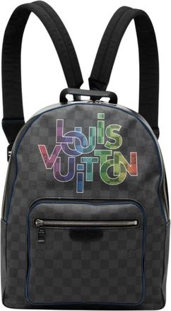 Louis Vuitton Vintage, unisex, Zwart, ONE Size, Pre-owned Graphic Backpack