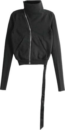 Rick Owens Mountain Sweat Asymmetrisch sweatshirt met rits
