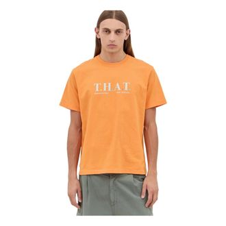 Thisisneverthat T-Shirts, male, Orange, Size: S T.h.a.t. T-Shirt