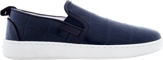 Ferragamo Ferragamo Fedra Croc-Embossed Slip-On Sneakers, Size 7
