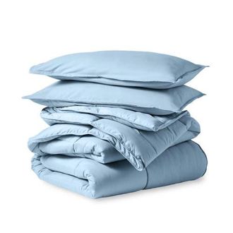 Bare Home All-Season Down Alternative Comforter Set in Light Blue at Nordstrom, Size California King