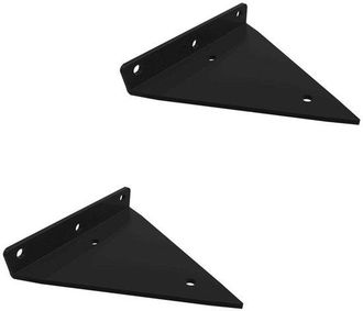 OEM Soporte De Estante Flotante De 2 Piezas, Soporte De Pared Triangular Invisible, Marco De Soporte De Montaje En Pared, Ba&ntilde;o Y Estudio, Negro