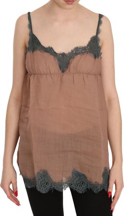 Pink Memories pink MEMORIES Lace Spaghetti Strap Tank Top Womens Blouse