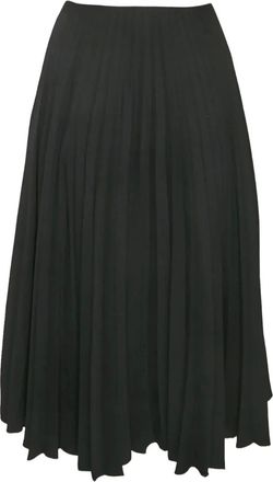 Valentino Midi-plooirok - Zwart