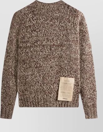 Ballantyne ribbed wool alpaca jumper