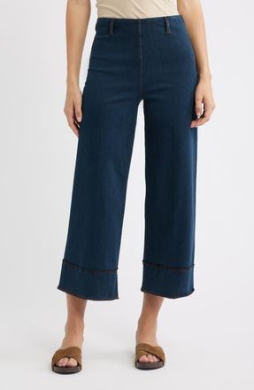Lyss&eacute; Margo High Waist Crop Jeans in Indigo at Nordstrom, Size X-Small
