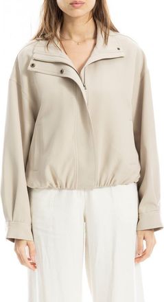 Max Studio Bubble Hem Jacket in Pumice at Nordstrom Rack, Size X-Large