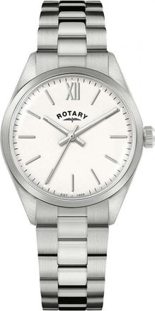 Rotary Womens RLB10005-01 Ladies Heritage Watch - Silver - One Size