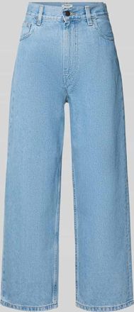 Carhartt Work in Progress Wide Leg Jeans im 5-Pocket-Design Modell Brandon in Jeansblau, Gr&ouml;&szlig;e 26