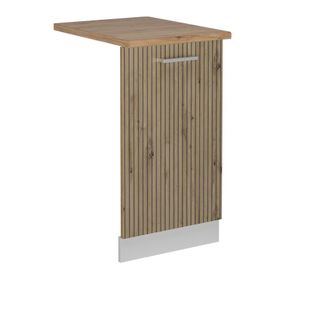 Vicco Tapa Del Lavavajillas R-line, Roble Artesanal, 45 Cm, Et Roble