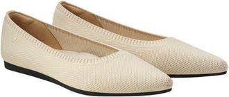 Vivaia Pointed-Toe Ballet Flats in Cream Ivory - Water Repellent at Nordstrom, Size 7.5