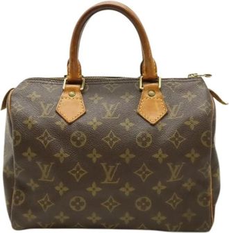 Louis Vuitton Pre-owned Monogram Speedy 25 Handtas - Dames - Vintage Handtas - Bruin - ONE Size - Vintage