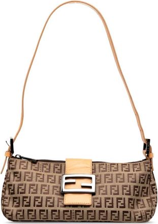 Fendi Pre-owned Fendi Zucchino Canvas Shoulder Bag Ladies 3HQEUG3441464757