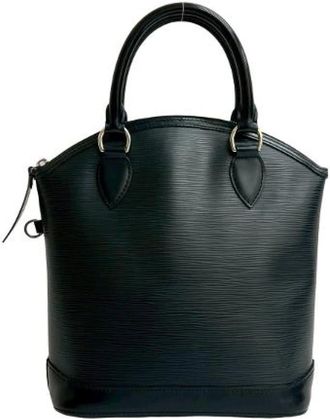 Louis Vuitton Pre-owned Handbags, female, Black, Size: ONE SIZE Pre-owned Vintage Leather Handbag