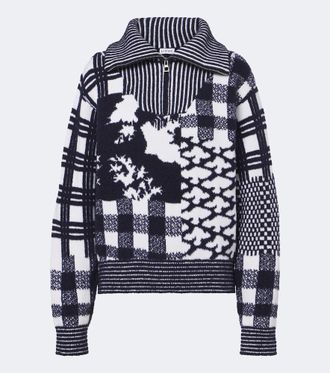 Loewe x Cosima von Bonin jersey en mezcla de lana con cremallera