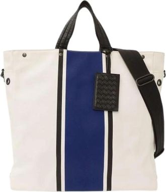 Bottega Veneta Pre-owned Vintage Canvas Tote Bag - unisex - Vintage Shopper - Veelkleurig - ONE Size - Vintage
