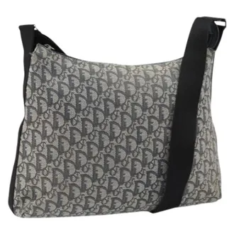 Dior Pre-owned Cross Body Bags, female, Blue, Size: ONE SIZE Pre-owned Vintage Shoulder Bag