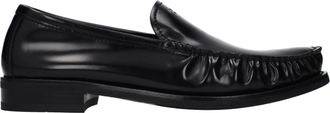 Prada mannens Leren zwarte loafers