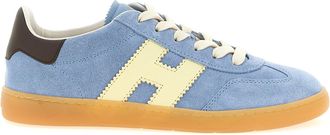 Hogan Blauwe Kalfsleren Sneakers